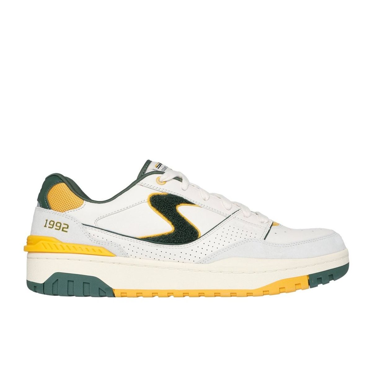 SKECHERS - Tenis Skechers Clásicos para Hombre Color blanco de cuero