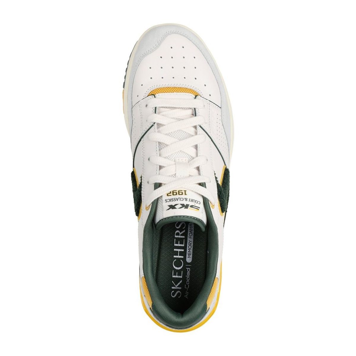 SKECHERS - Tenis Skechers Clásicos para Hombre Color blanco de cuero