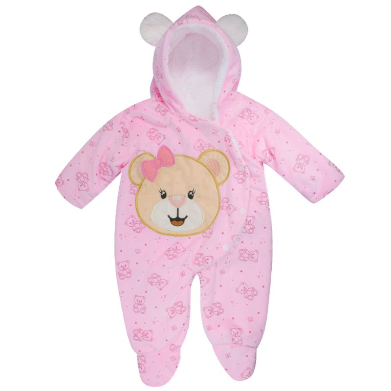 BABY KDS - Mameluco ovejero termico bebe glotoncitos - rosado