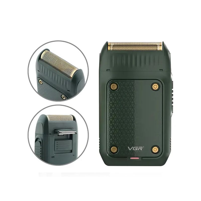 VGR - Afeitadora Eléctrica Hombre Shaver Vgr V-353 Portatil