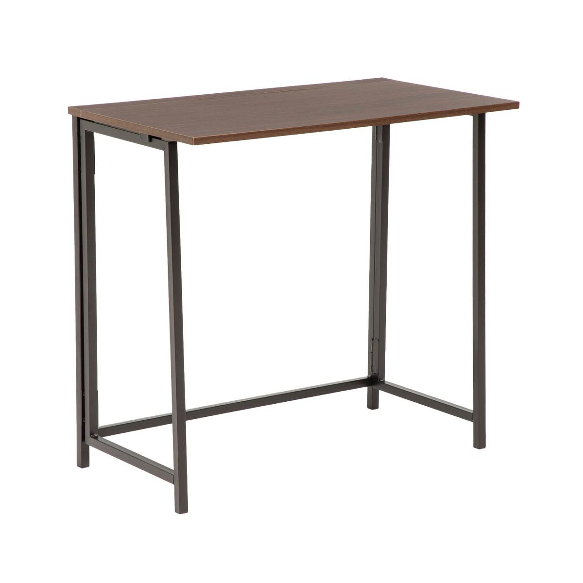 ERGONOMUS - Escritorio Plegable Moderno Símil Madera Wengué