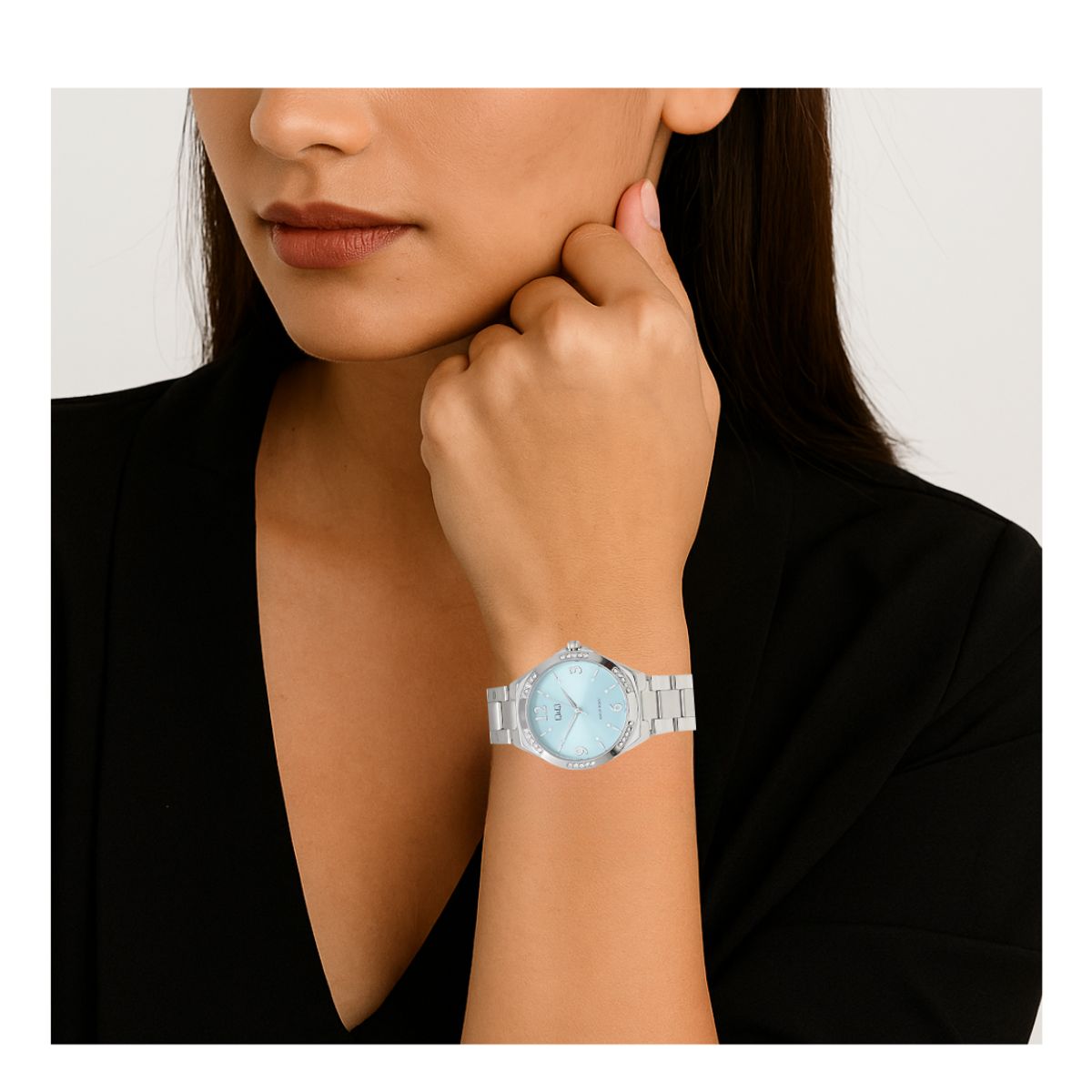 Q&Q - Reloj Mujer Q&Q Q89B-003PY Diseño Casual