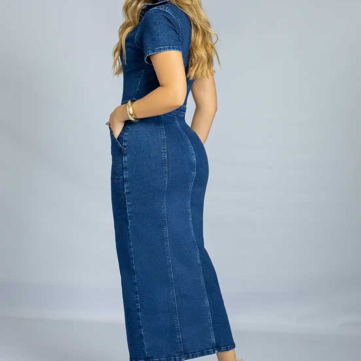 MARKETING PERSONAL - Vestido Mujer Azul Oscuro Mp 111327