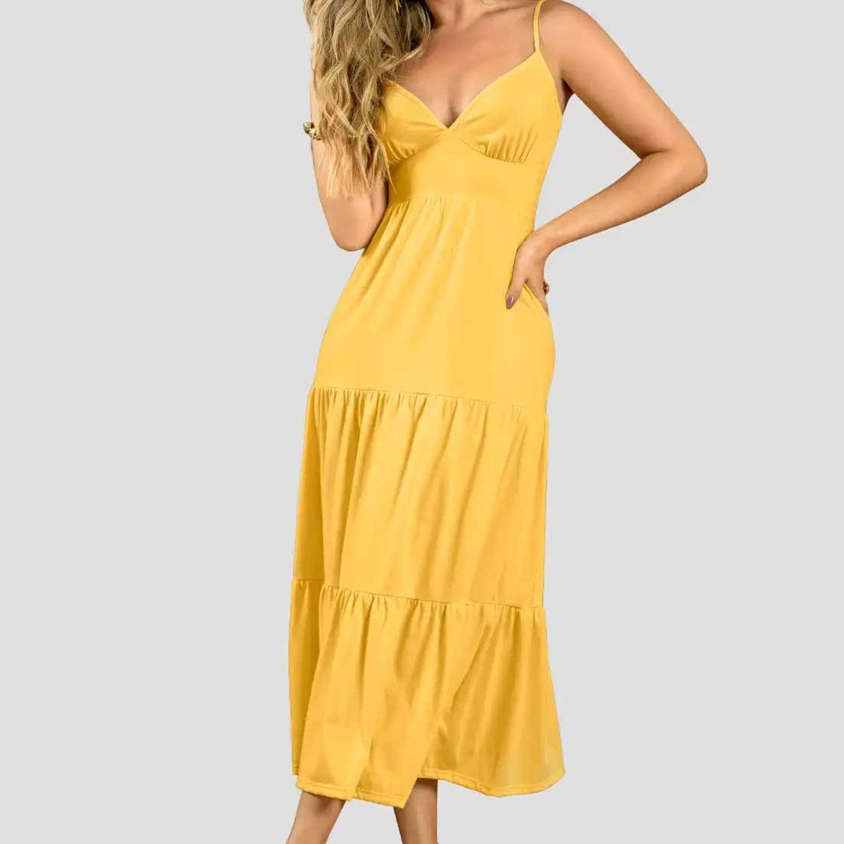 MARKETING PERSONAL - Vestido Largo Mujer Girasol Mp 111399