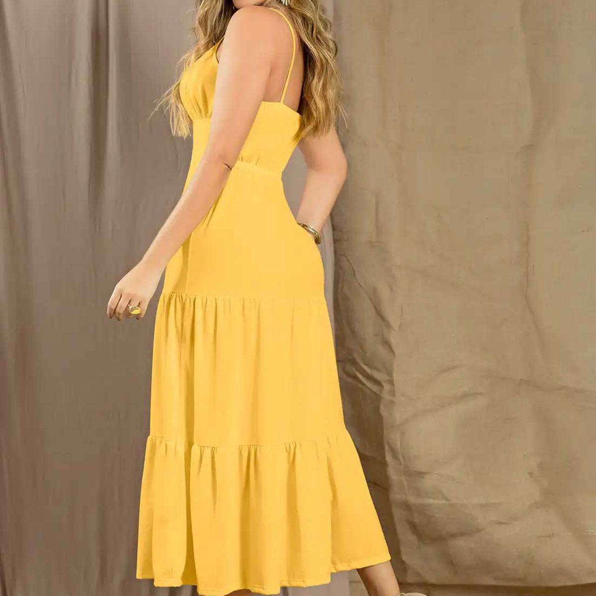 MARKETING PERSONAL - Vestido Largo Mujer Girasol Mp 111399