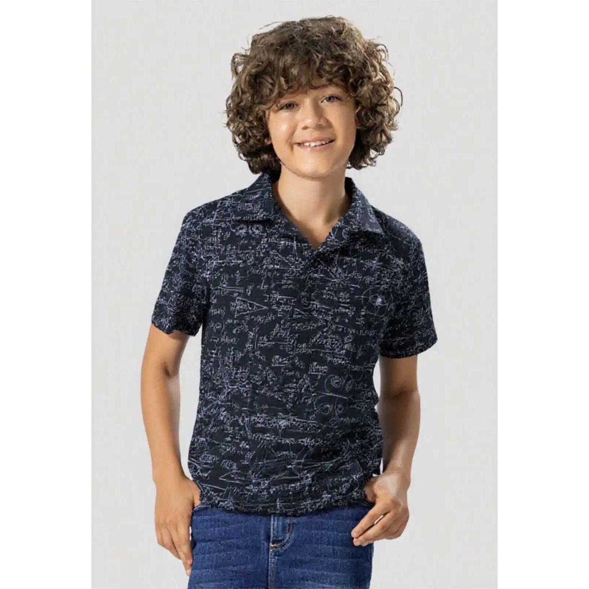 MARKETING PERSONAL - Camisa Infantil Niños Estampado Mp 111887