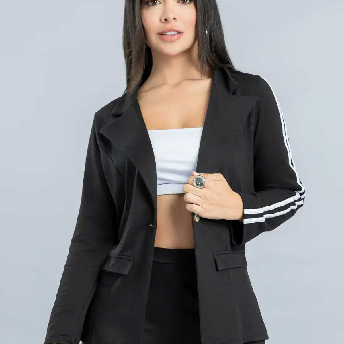 MARKETING PERSONAL - Blazer Mujer Negro Mp 111774