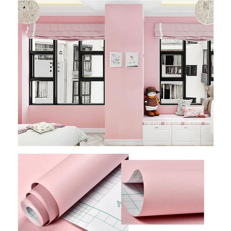 GENERAL - Papel Vinilo Adhesivo De 10 M X 45 Cm Rosa