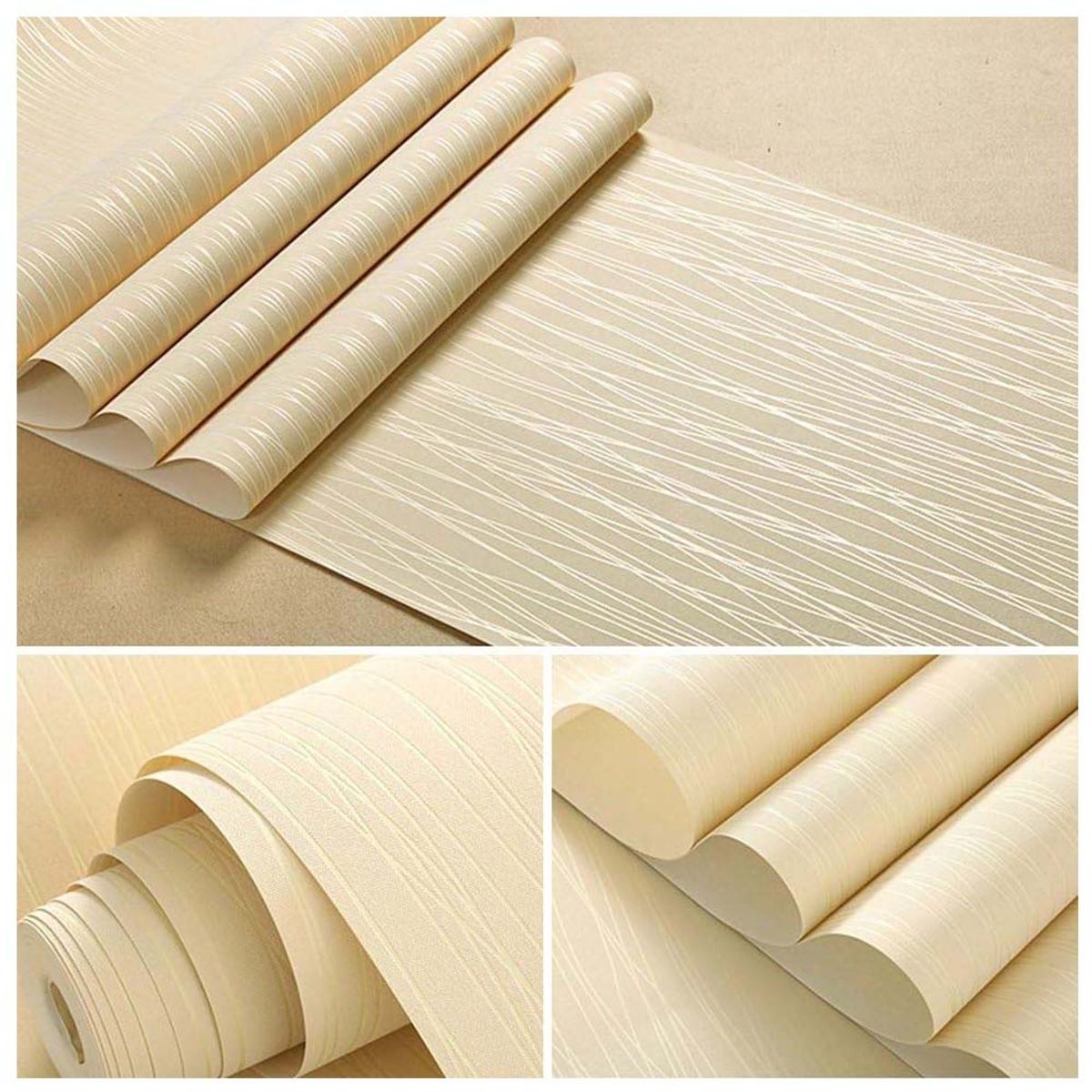 GENERAL - Papel Vinilo Adhesivo De 10 M X 45 Cm Beige