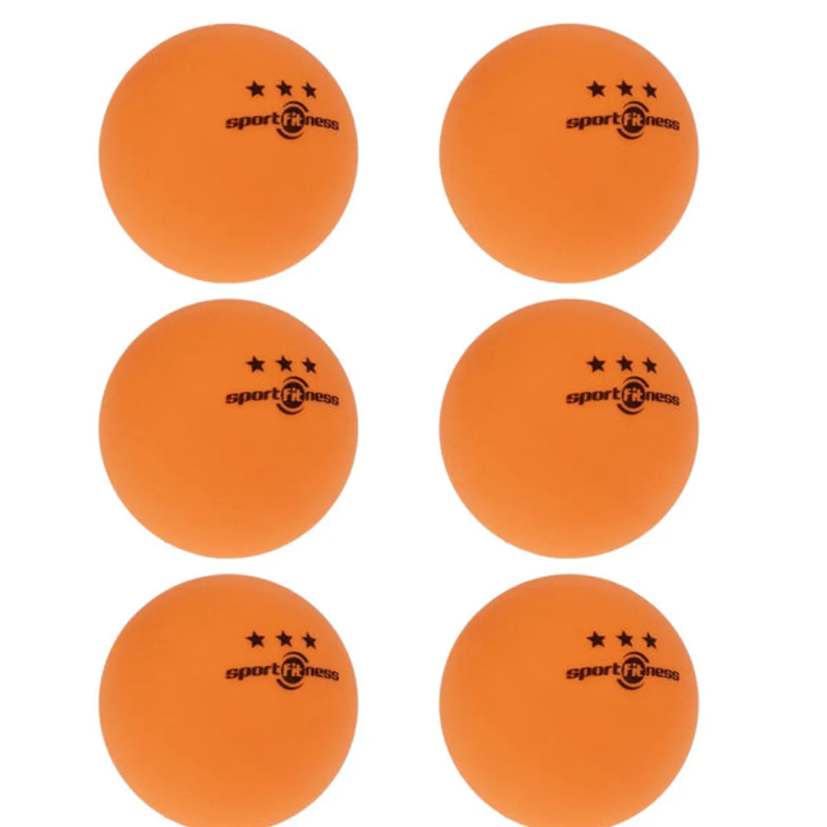SPORTFITNESS - Pelotas de Ping Pong Naranja