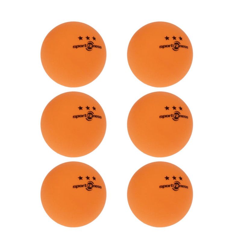 SPORTFITNESS - Pelotas de Ping Pong Naranja