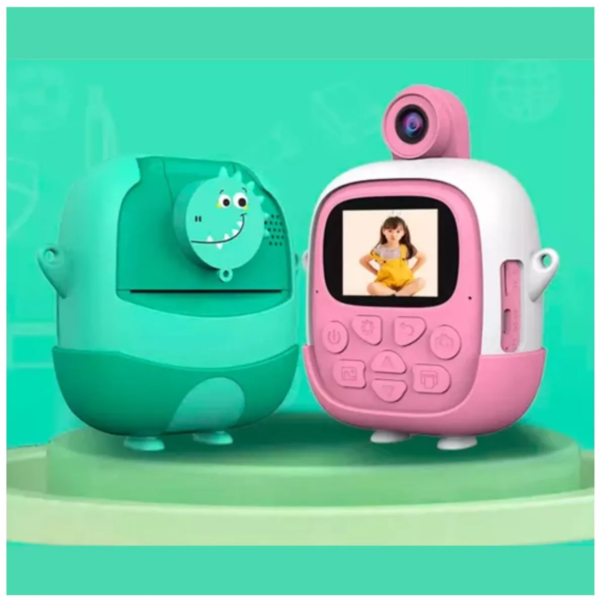 COLME TECHNOLOGY HOME - Cámara Digital Instantánea Para Niños Fotografías A Colorear