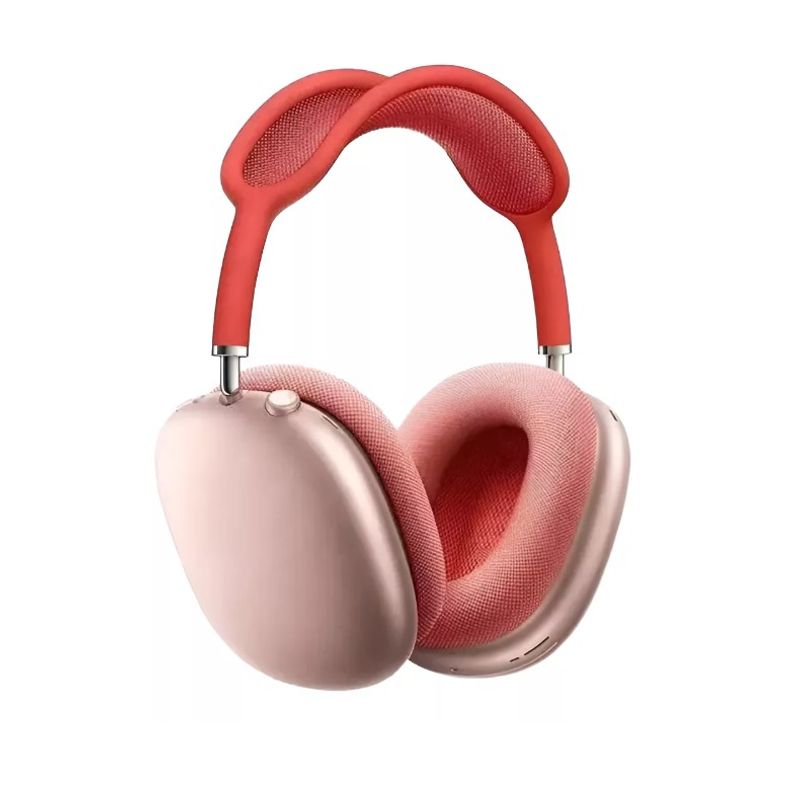 GENERICO - Audífonos diadema plus bluetooth con SD y Radio - Rosa