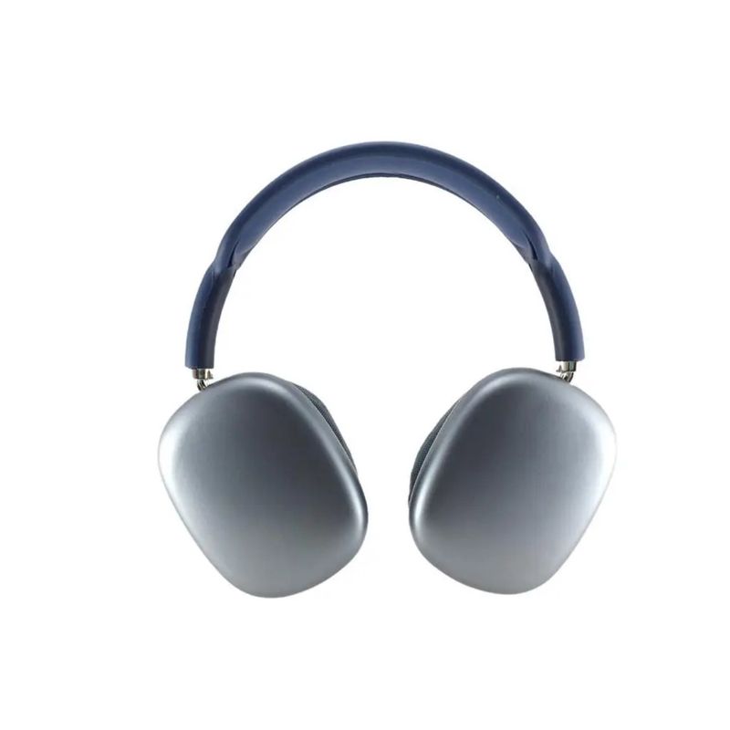 GENERICO - Audífonos diadema plus bluetooth con SD y Radio - azul