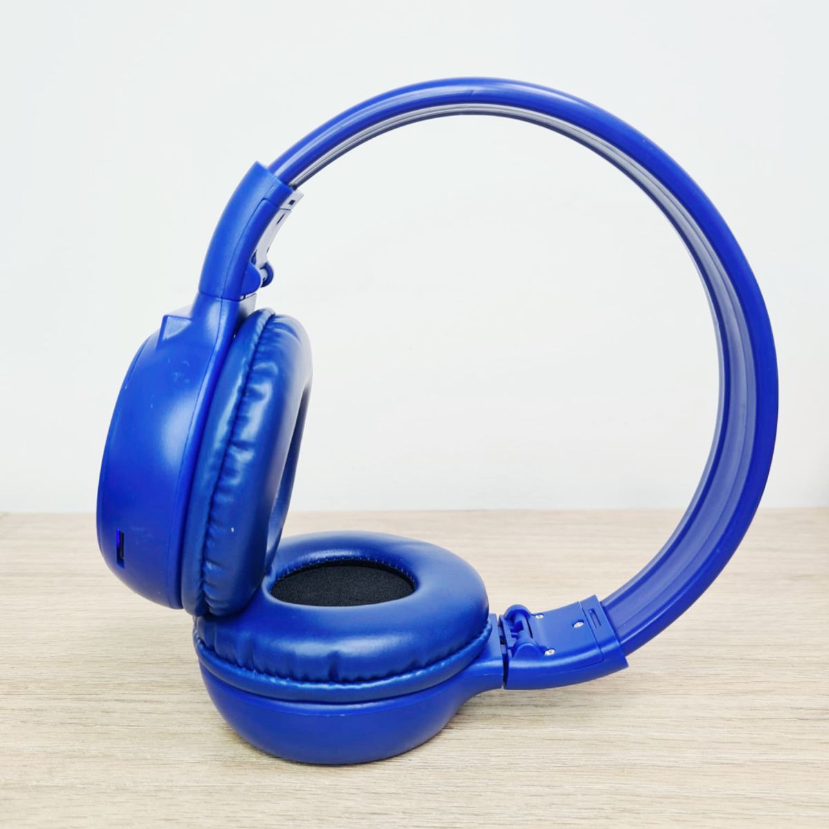 COLME TECHNOLOGY HOME - Audífonos Balaca Recargable Bluetooth N65 Pantalla Digital - AZUL