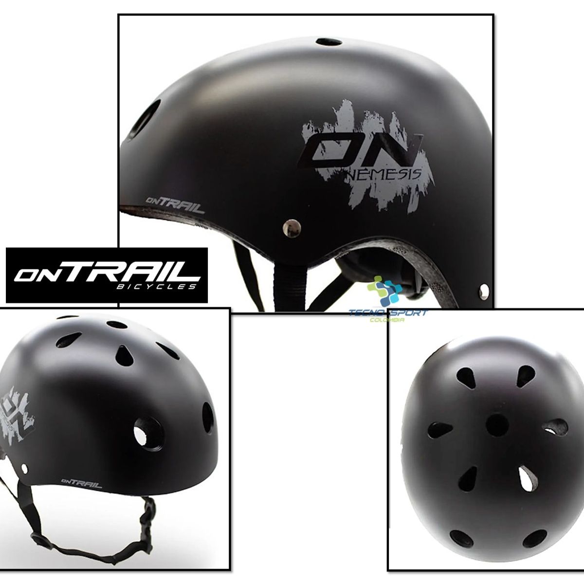 ONTRAIL - Casco Niño Niña Bicicleta Patines Bmx Skate Ajustable