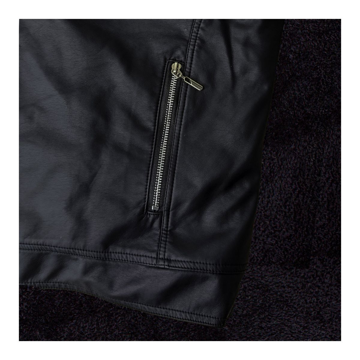 SYK - Chaqueta Chamarra Clásica Para Hombre Estilo Biker