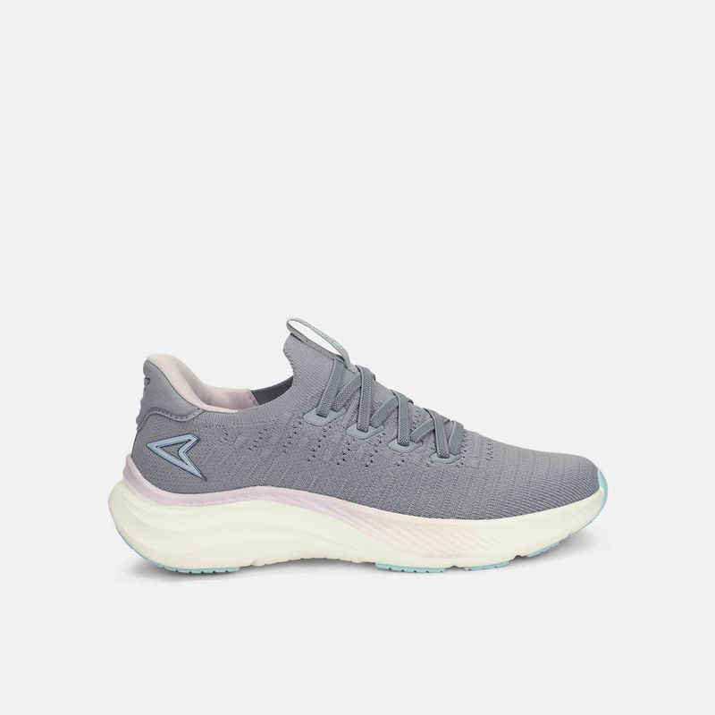POWER - Tenis Deportivos Para Mujer Power Gris Onda