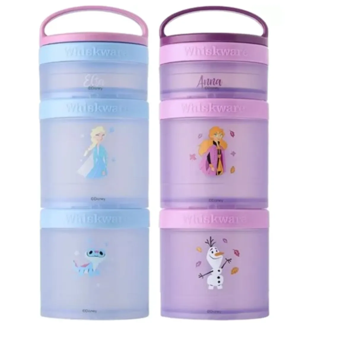 WHISKAS - Recipiente Porta Snacks Para Niños Whiskware 3 Contenedores