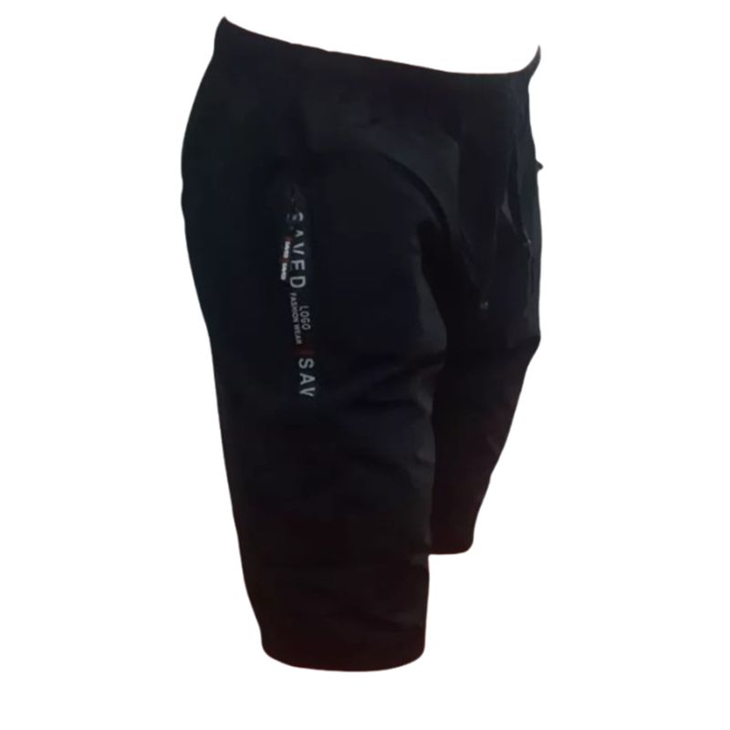 ABC - pantaloneta hombre con bolsillos unicolor crermalleras secado rapido
