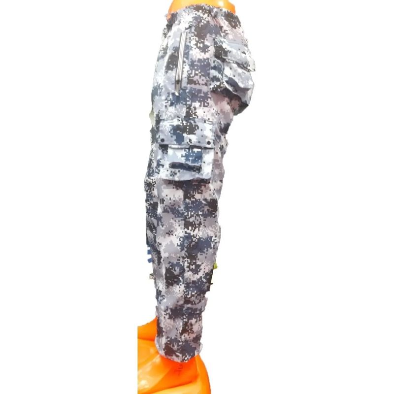 ABC - Sudadera militar Camuflada Dos Agujas Refuerzos jogger 10 bolsillos