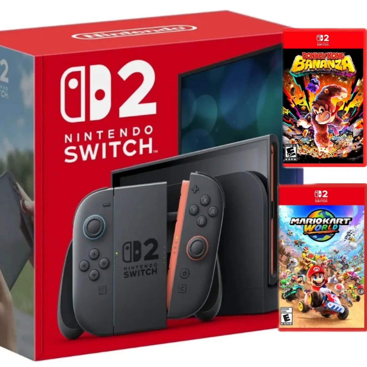 NINTENDO - Consola Nintendo Switch 2 + 2 Juegos Fisicos