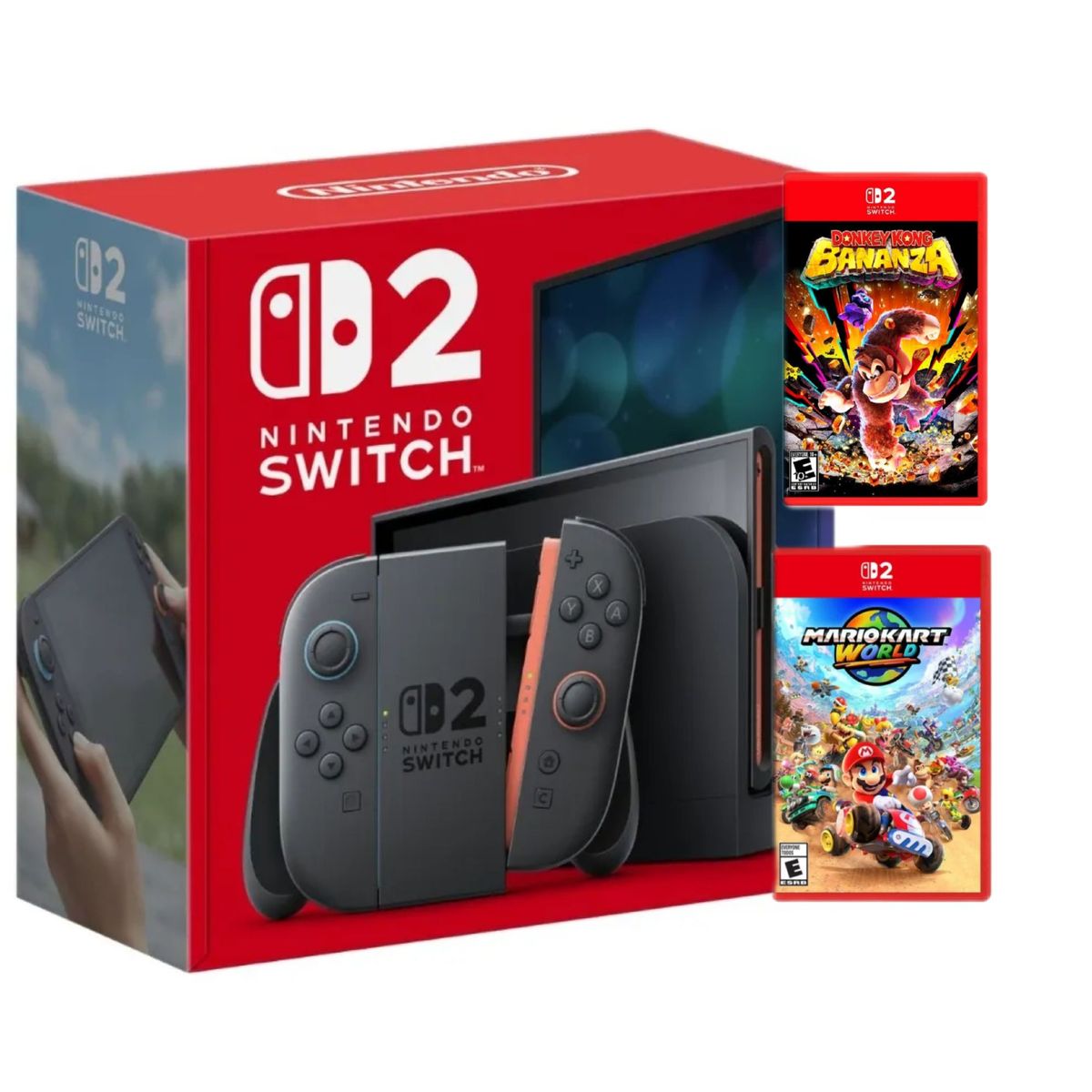 NINTENDO - Consola Nintendo Switch 2 + 2 Juegos Fisicos