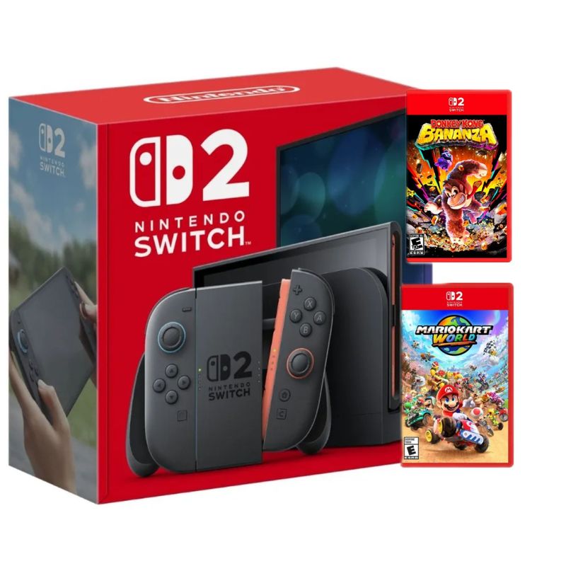 NINTENDO SWITCH - Consola Nintendo Switch 2 + 2 Juegos Fisicos
