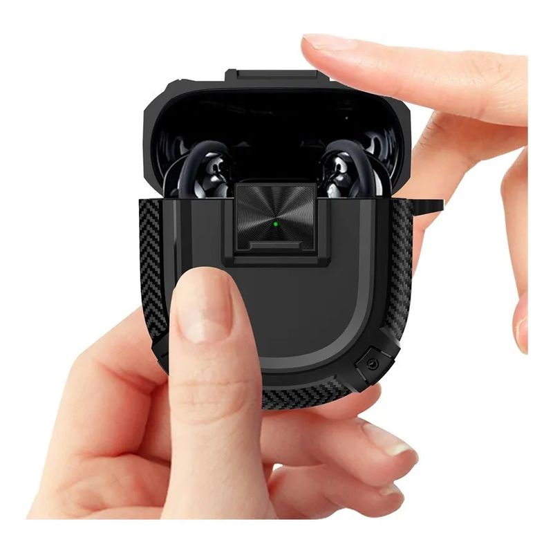 GENERICO - Estuche Funda  para Bose Quietcomfort 2 Plastico Negro