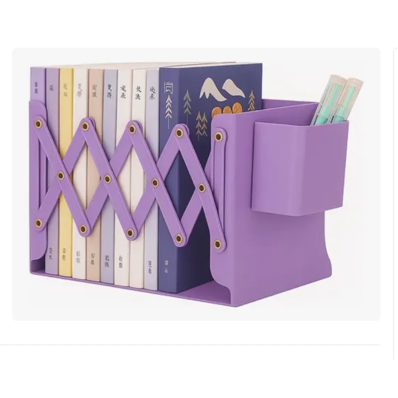 GENERICO - Soporte Libros Grande Portalibros Sujeta Libros Morado