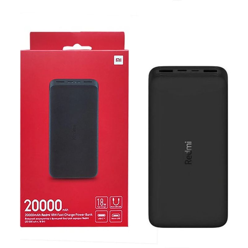 XIAOMI - FAST CHARGE POWER BANK 20000mAh REDMI 18W
