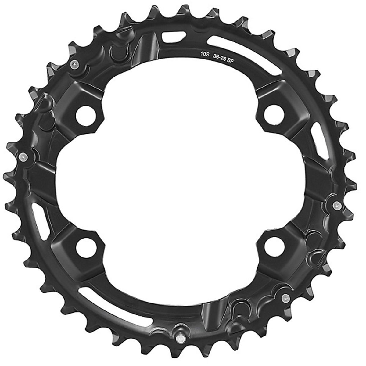 SHIMANO - Plato Coronilla Shimano M4100 10v Biplato 36 Dientes 96 Bcd