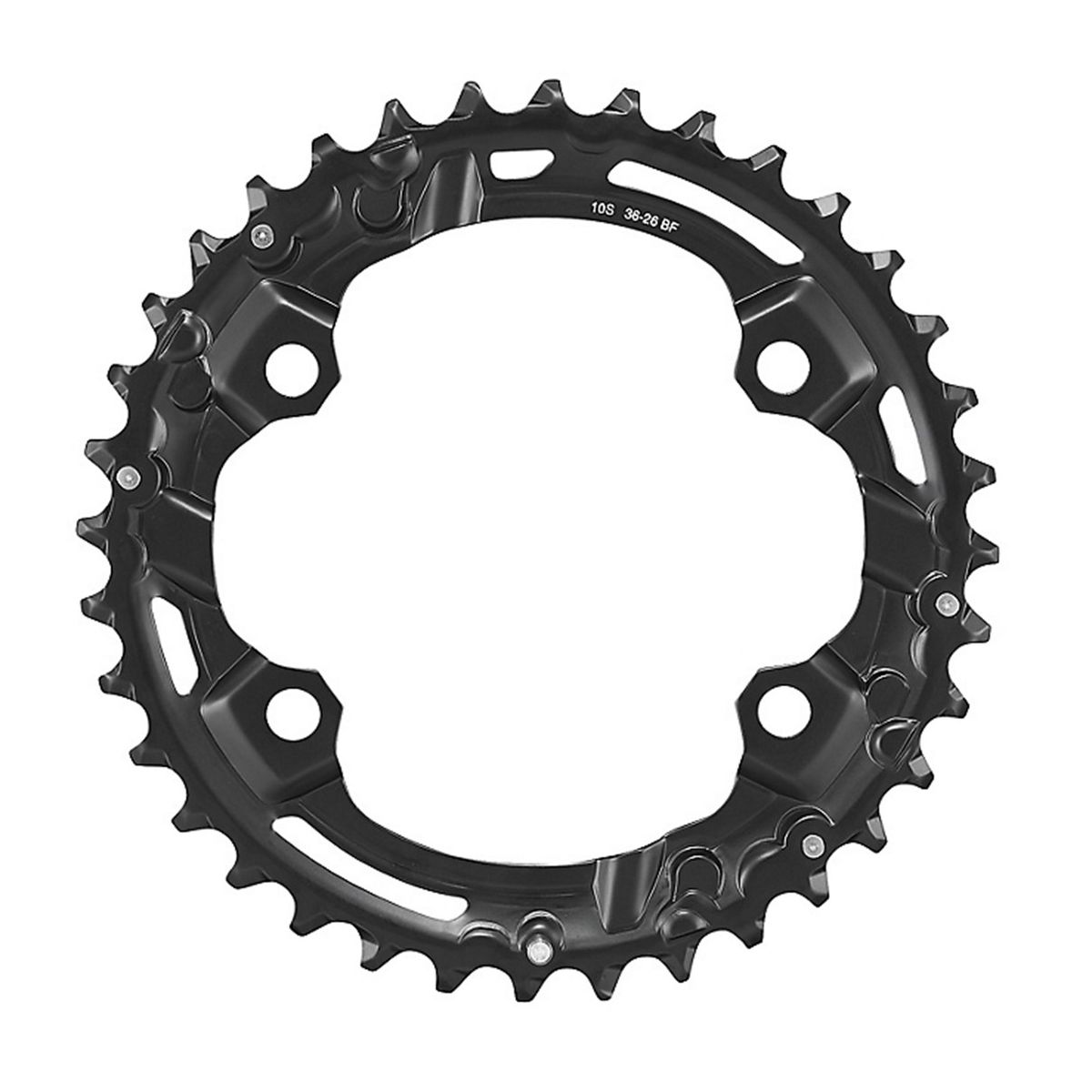 SHIMANO - Plato Coronilla Shimano M4100 10v Biplato 36 Dientes 96 Bcd