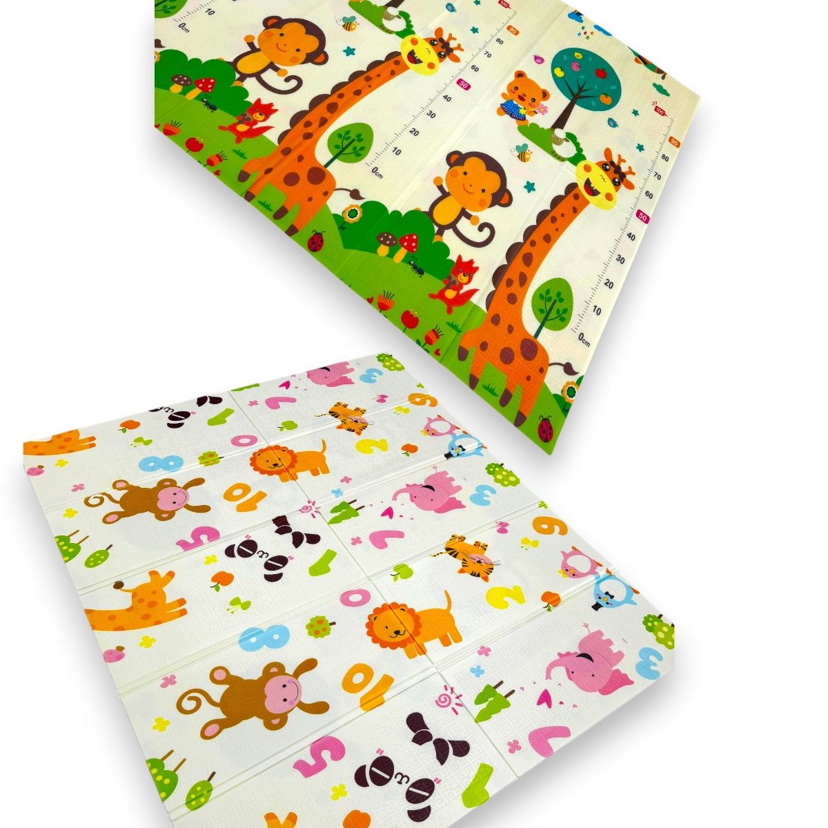 KIDSHOP - Tapete Doble Faz De Gateo Plegable 200x180 Cm Jirafa