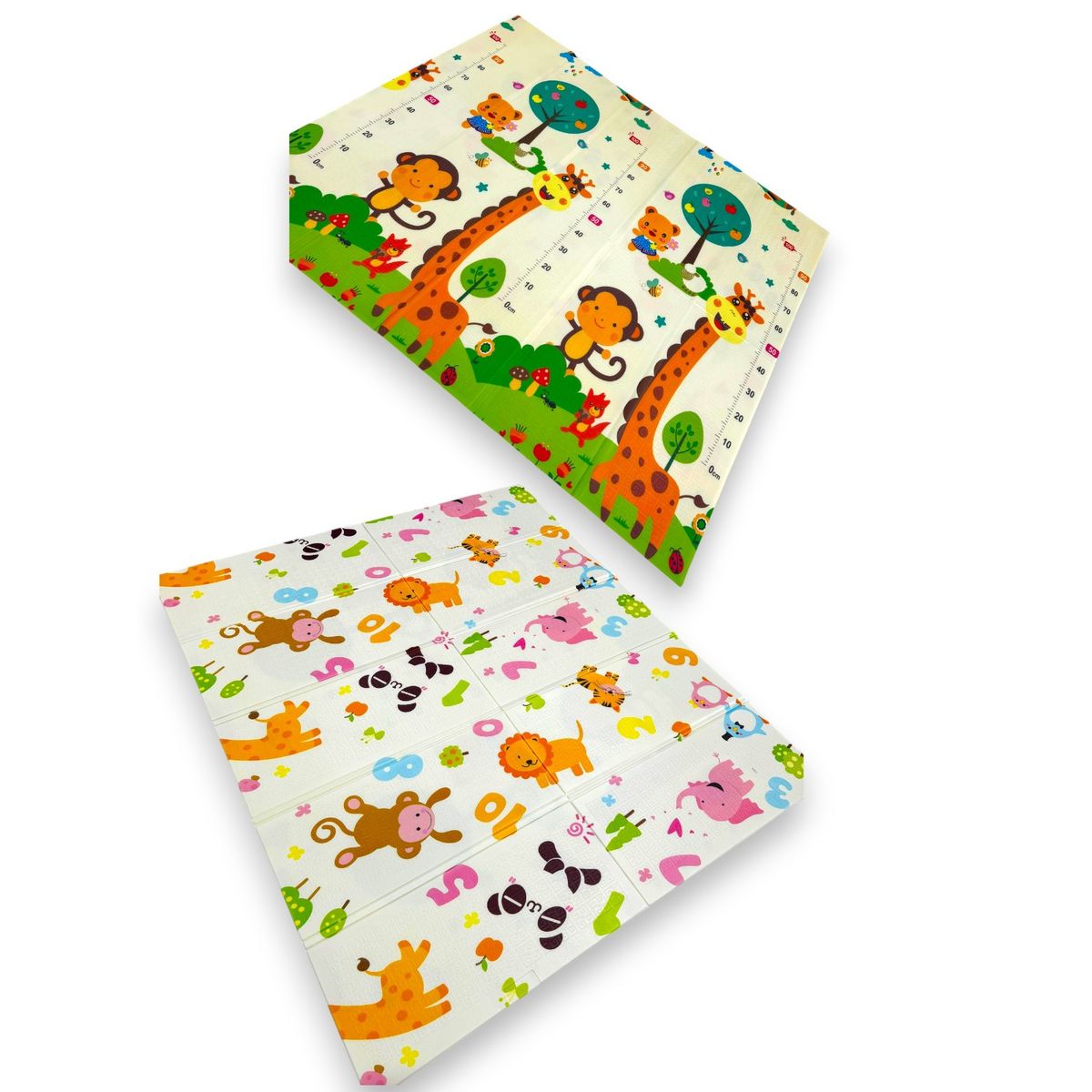 KIDSHOP - Tapete Doble Faz De Gateo Plegable 200x180 Cm Jirafa