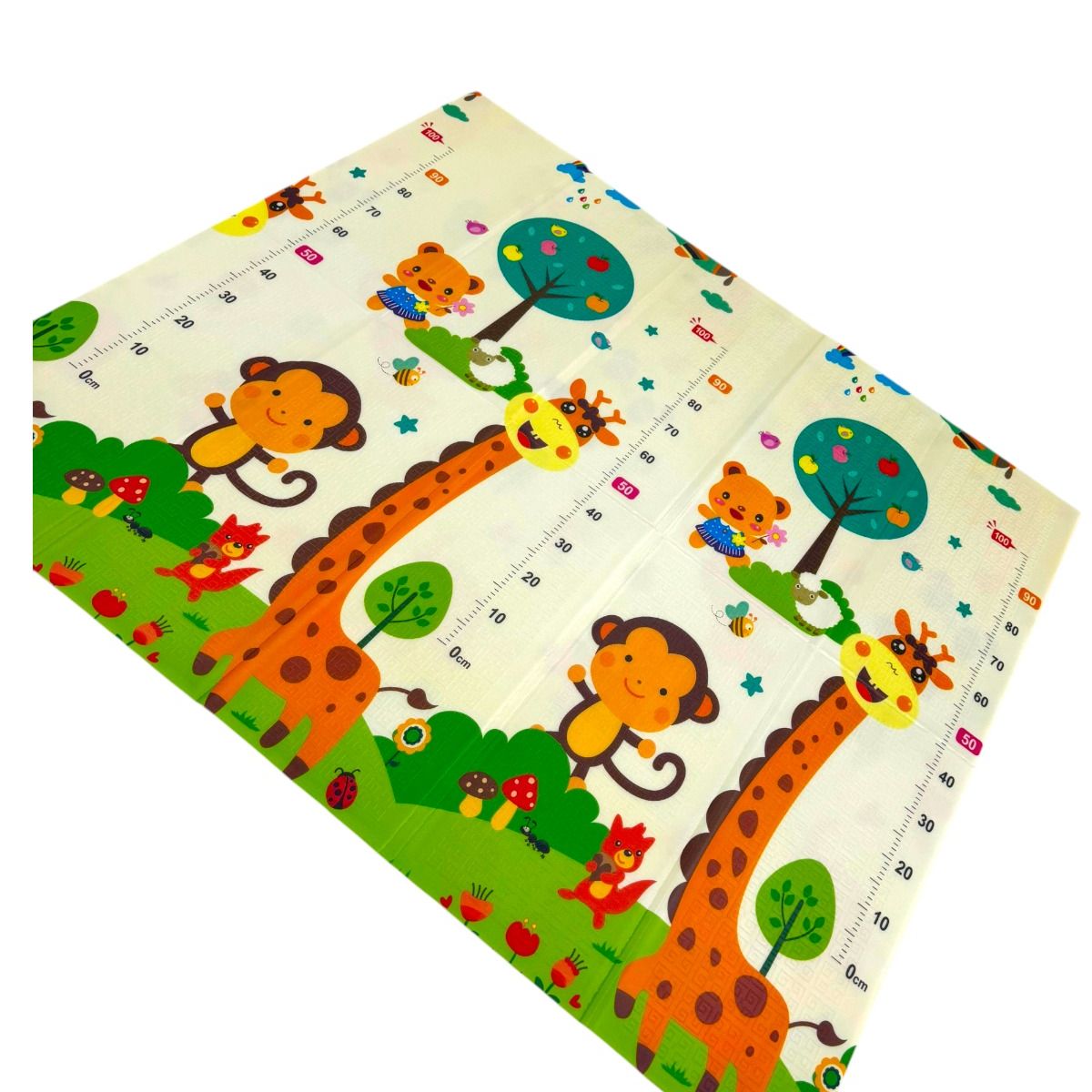 KIDSHOP - Tapete Doble Faz De Gateo Plegable 200x180 Cm Jirafa