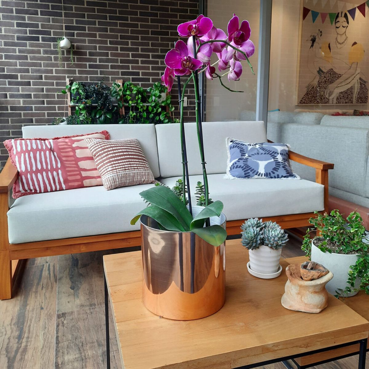 GENERICO - MATERA METALICA CILINDRICA COBRIZADA