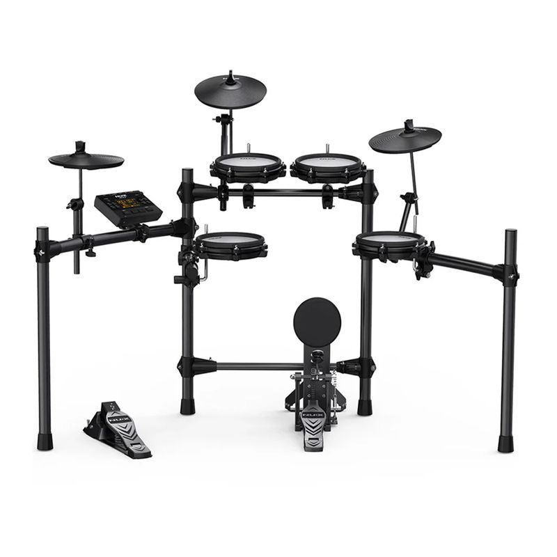 NUX - Bateria Electrica Nux Dm-210 Pads Malla Bombo Independiente