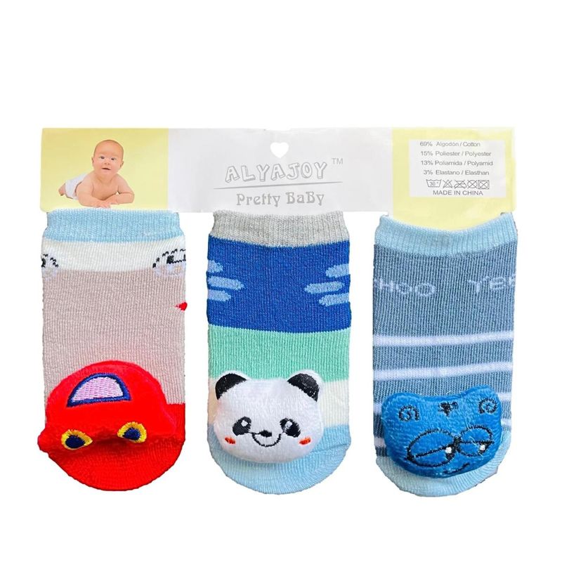 MUNDO BEBE - Medias Para Bebés Niña Y Niño Set x 3 Bebe