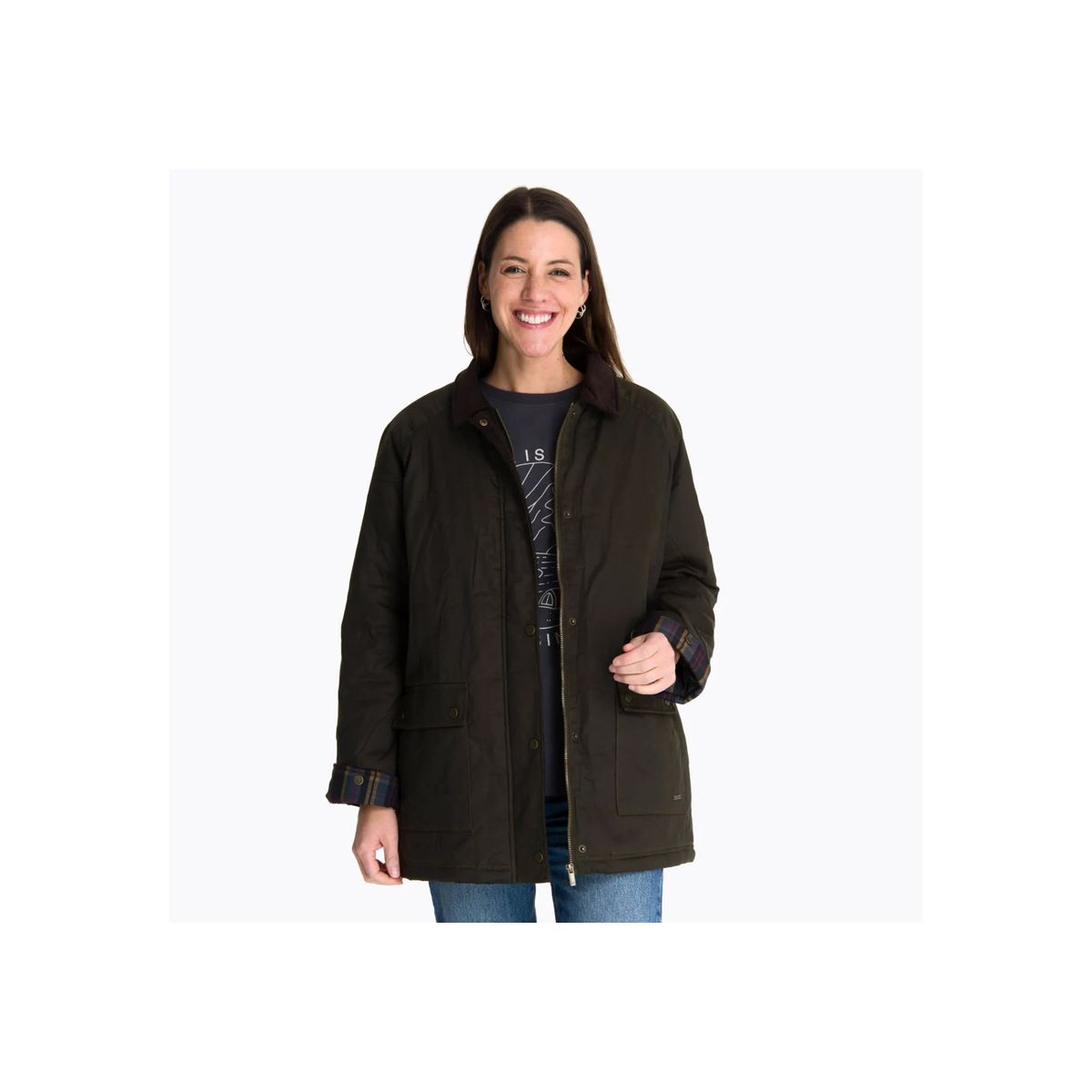 MERRELL - Chaqueta Mujer Merrell COTTON WAXED JACKET Verde MERRELL