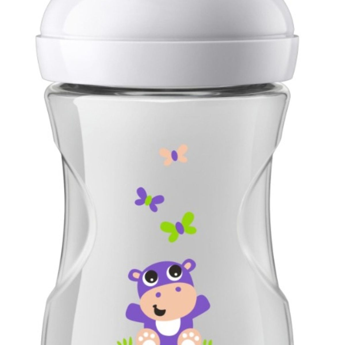 PHILIPS - Tetero Natural 9oz Hipopotamo Avent Scf07022