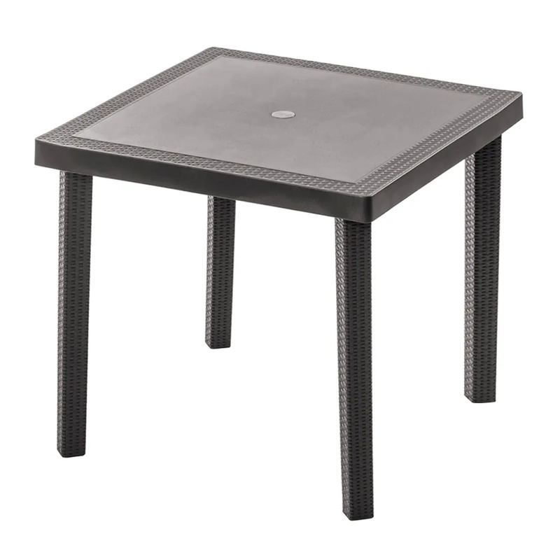 PLASTICOS MQ - Mesa cuadrada infinity wengue
