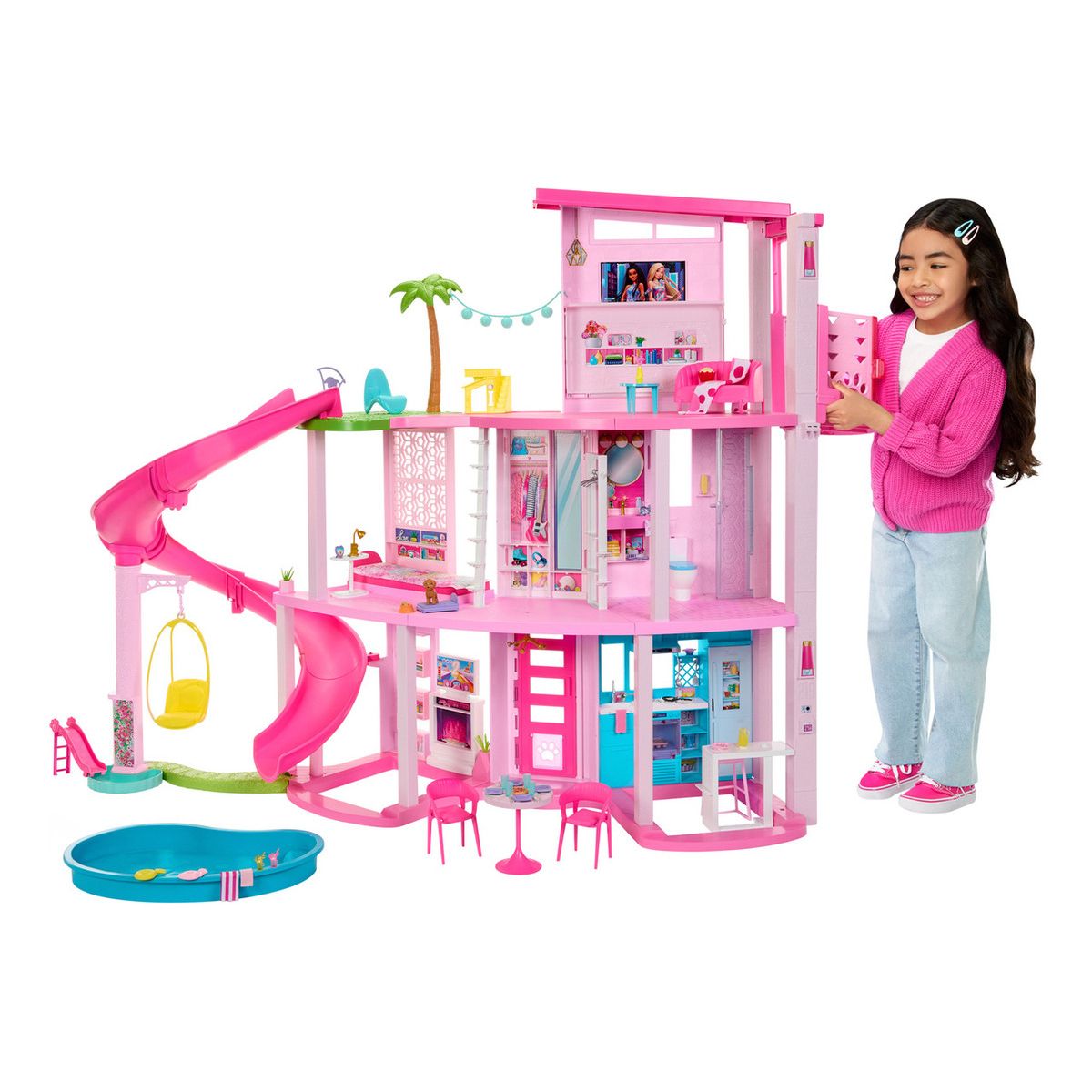 MATTEL - Barbie Dreamhouse Casa De Los Sueños Set De Juego Color Rosa