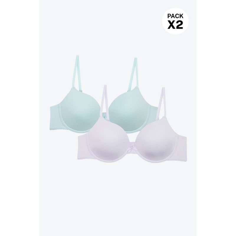 LILI PINK - Brasier juvenil tipo 3/4 paquete x2 en algodón