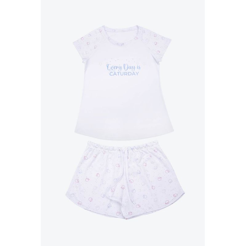 LILI PINK - Conjunto pijama para niña de 2 piezas en algodón