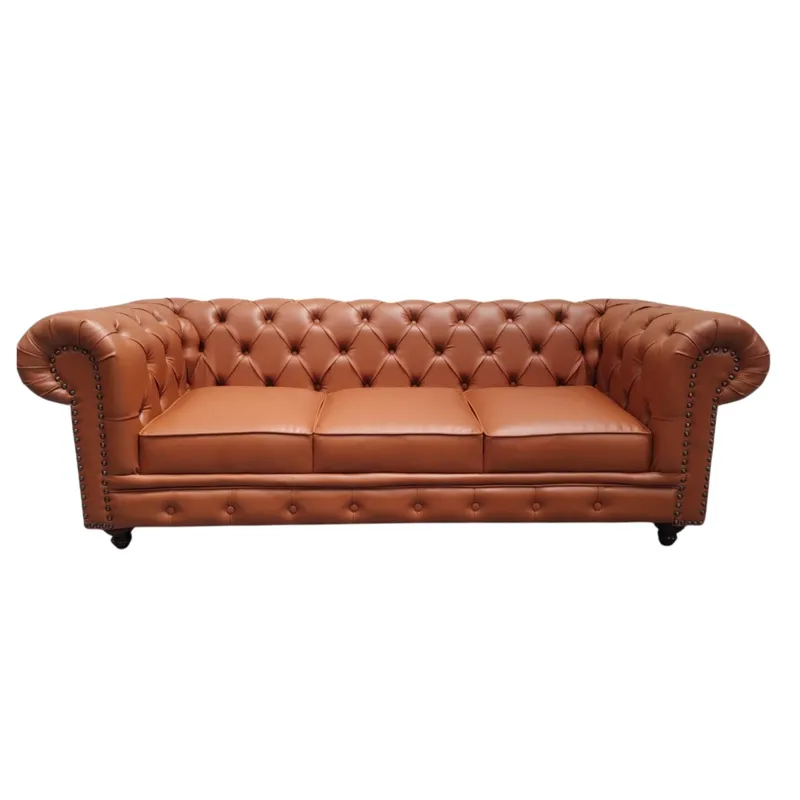 GENERICO - Sofa Chester Harry  3 Puestos 200  Miel