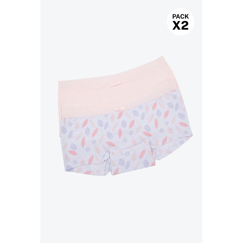LILI PINK - Boxer para niña paquete x2 en algodón sueve