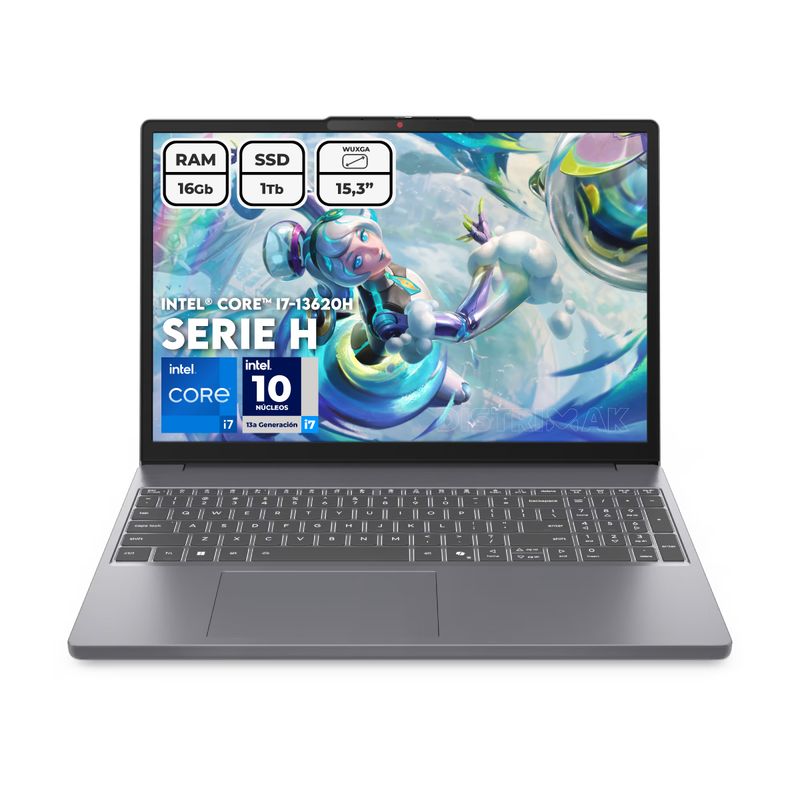 LENOVO - Portátil Lenovo Ideapad Intel I7 13620h Ram 16gb Ssd 1 Tb Computador Portátil