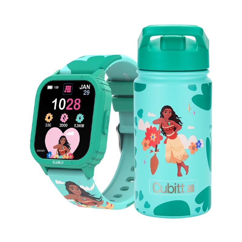 CUBITT - Combo Smartwatch + Termo Disney Jr X Cubitt Moana Green