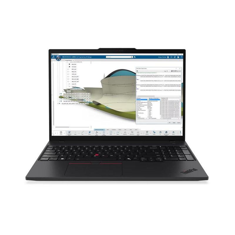 LENOVO - Portátil Lenovo Workstation P16s G4 AMD R AI7 Pro 32GB 1TB - Negro